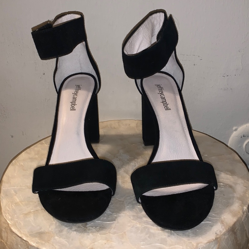 Jeffery Campbell Sude Sandals